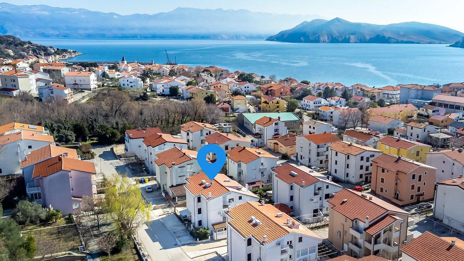 Apartment Ferienwohnung Mit Klima, Wifi, Parkplatz, Waschmaschine Baska